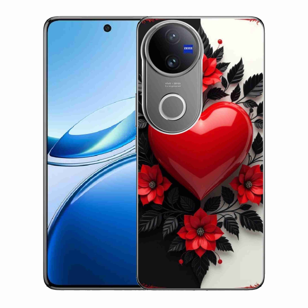 mmCase géltok a Vivo V50 5G-hez – piros szív