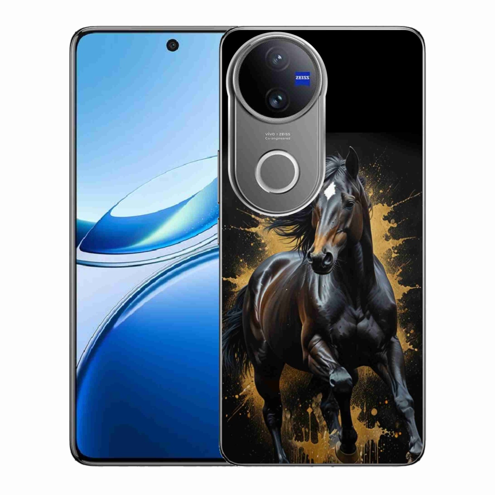 mmCase géltok a Vivo V50 5G-hez – elegáns fekete csikó