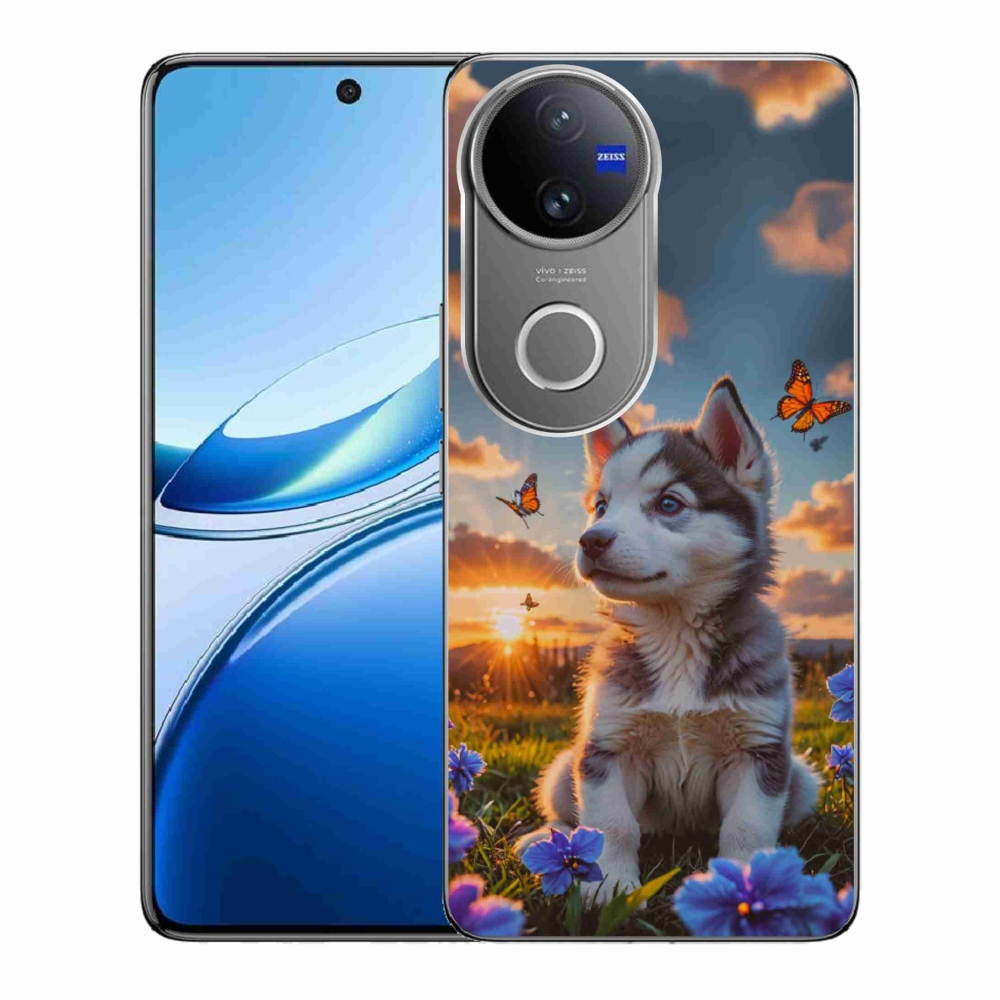 mmCase gél tok a Vivo V50 5G-hez – husky naplementekor