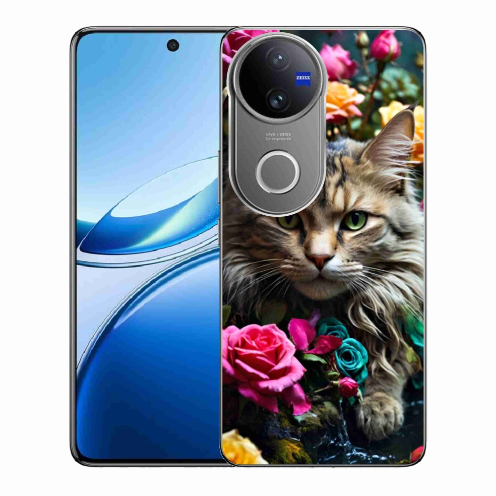mmCase géltok a Vivo V50 5G-hez – macskás mintázat 2