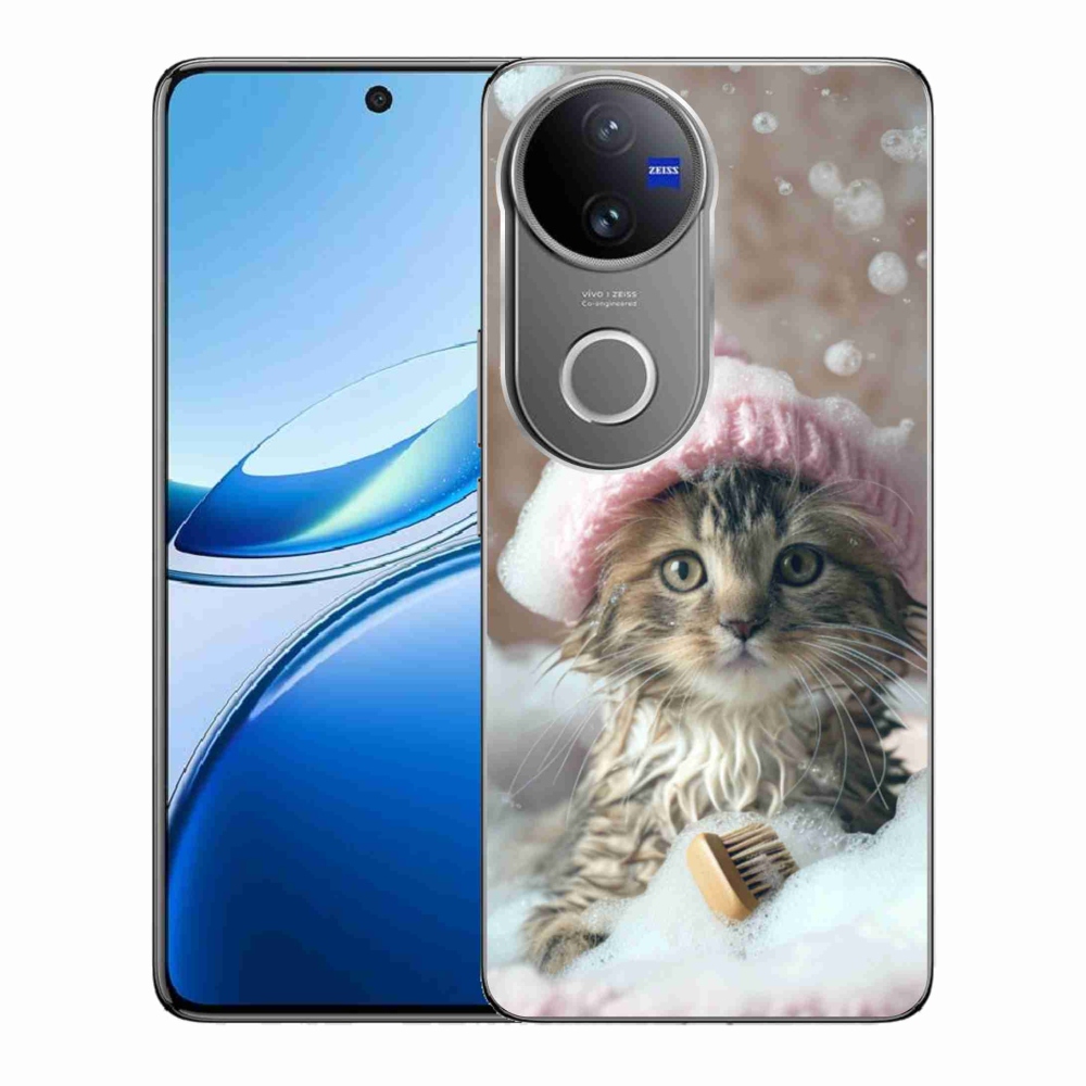 mmCase géltok a Vivo V50 5G-hez – cica és fürdő