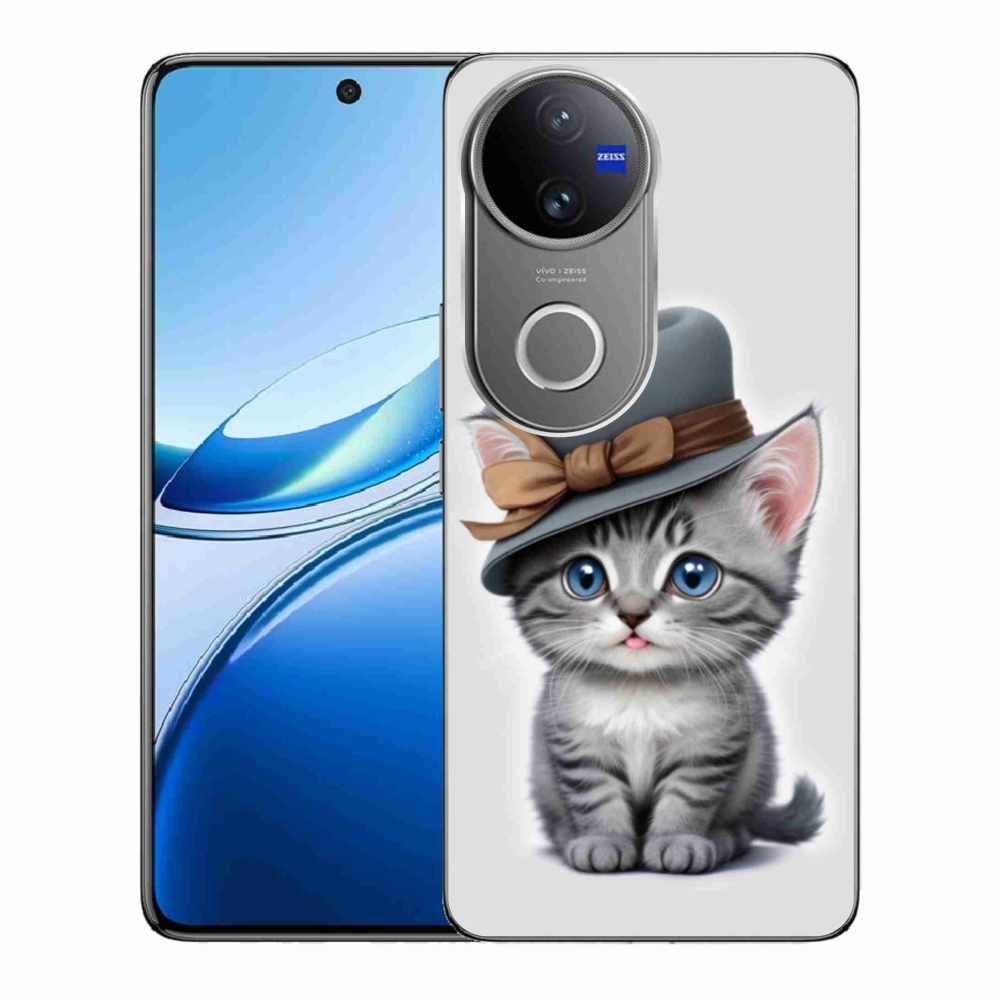 mmCase géltok a Vivo V50 5G-hez – kalapos cica