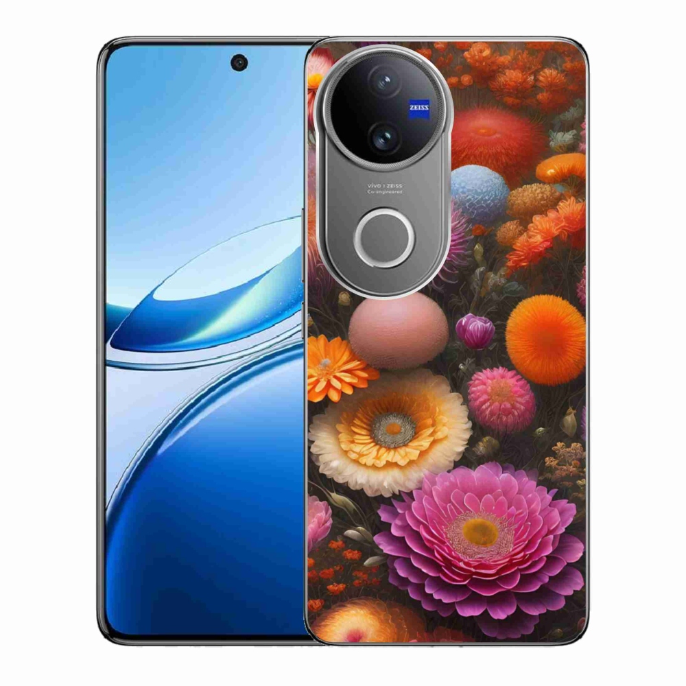 mmCase géltok a Vivo V50 5G-hez – virágkompozíció
