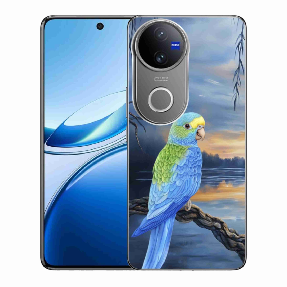 mmCase géltok a Vivo V50 5G-hez – kék papagáj