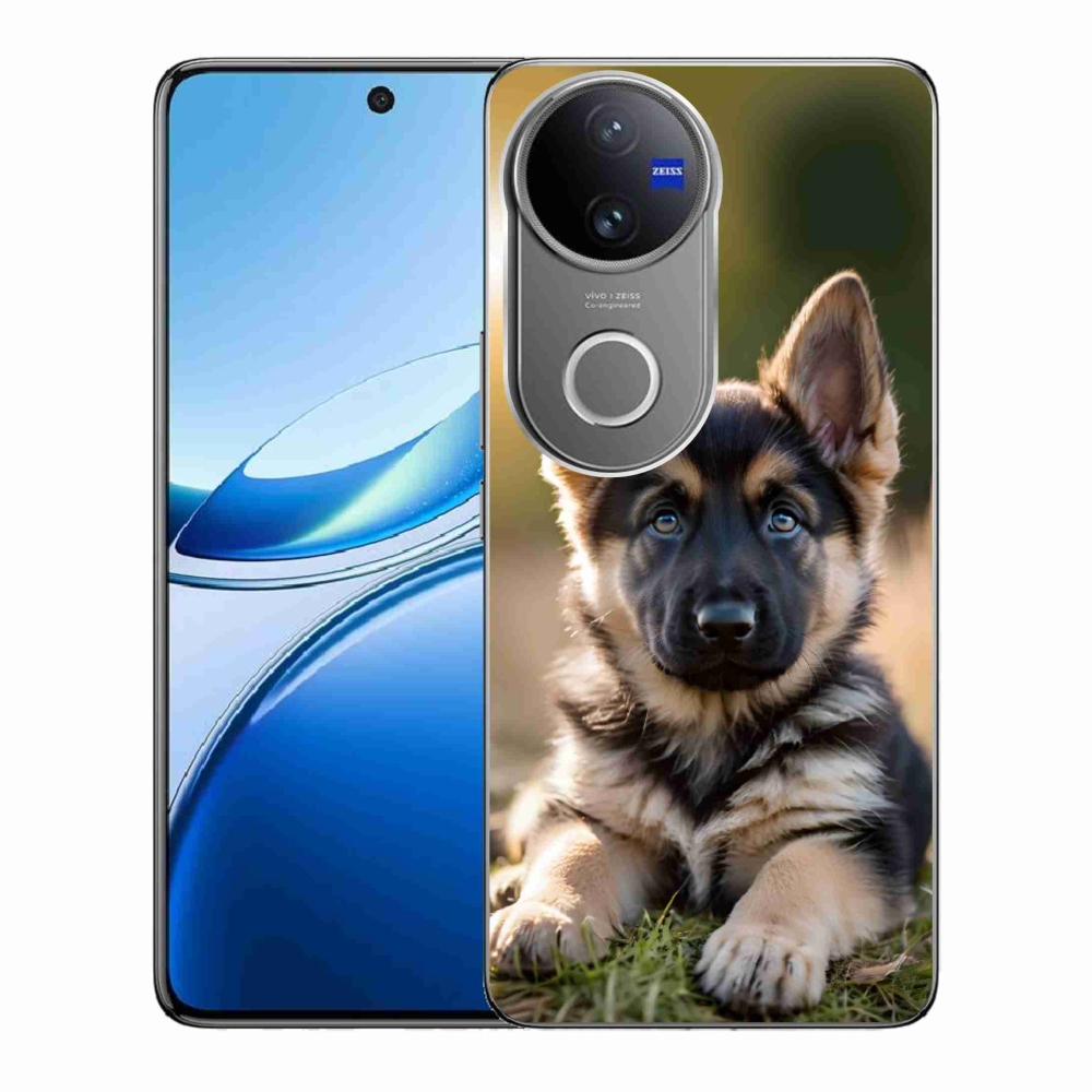mmCase géltok a Vivo V50 5G-hez – német juhászkutya a természetben