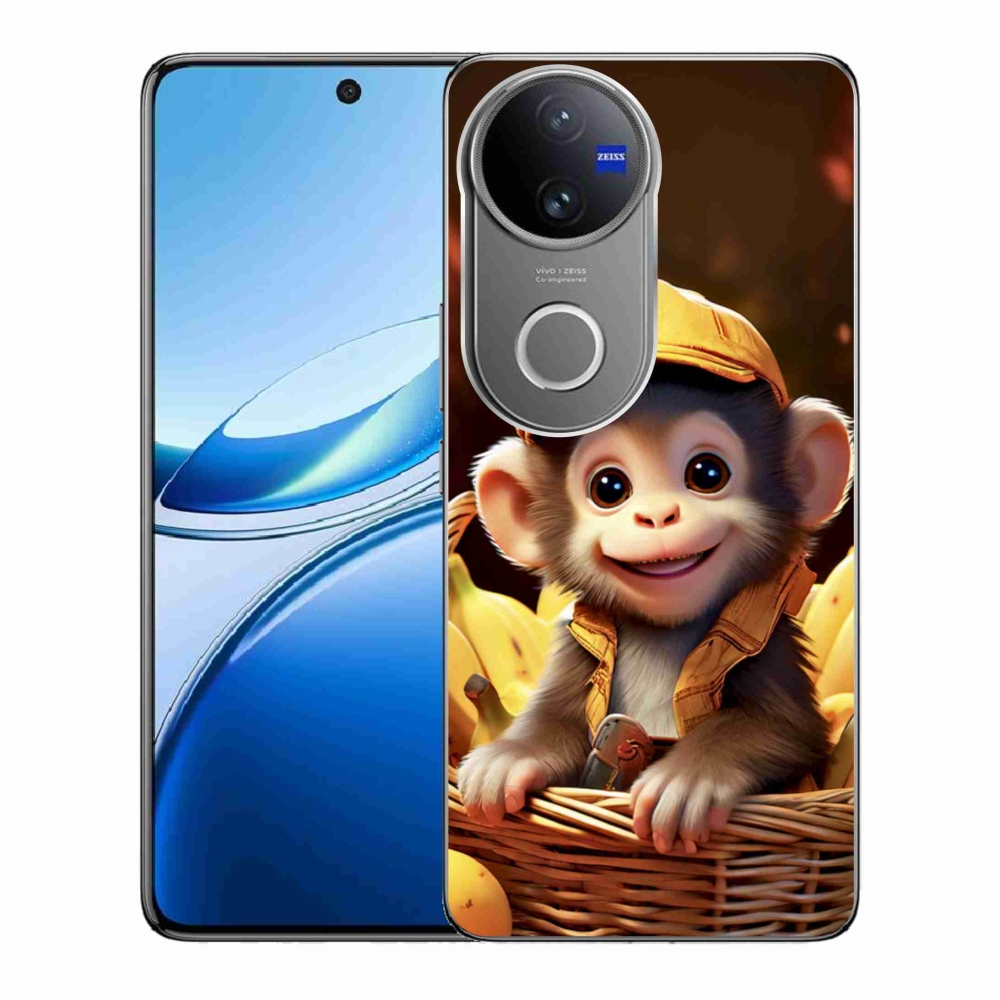 mmCase gél tok a Vivo V50 5G-hez – majom a kosárban