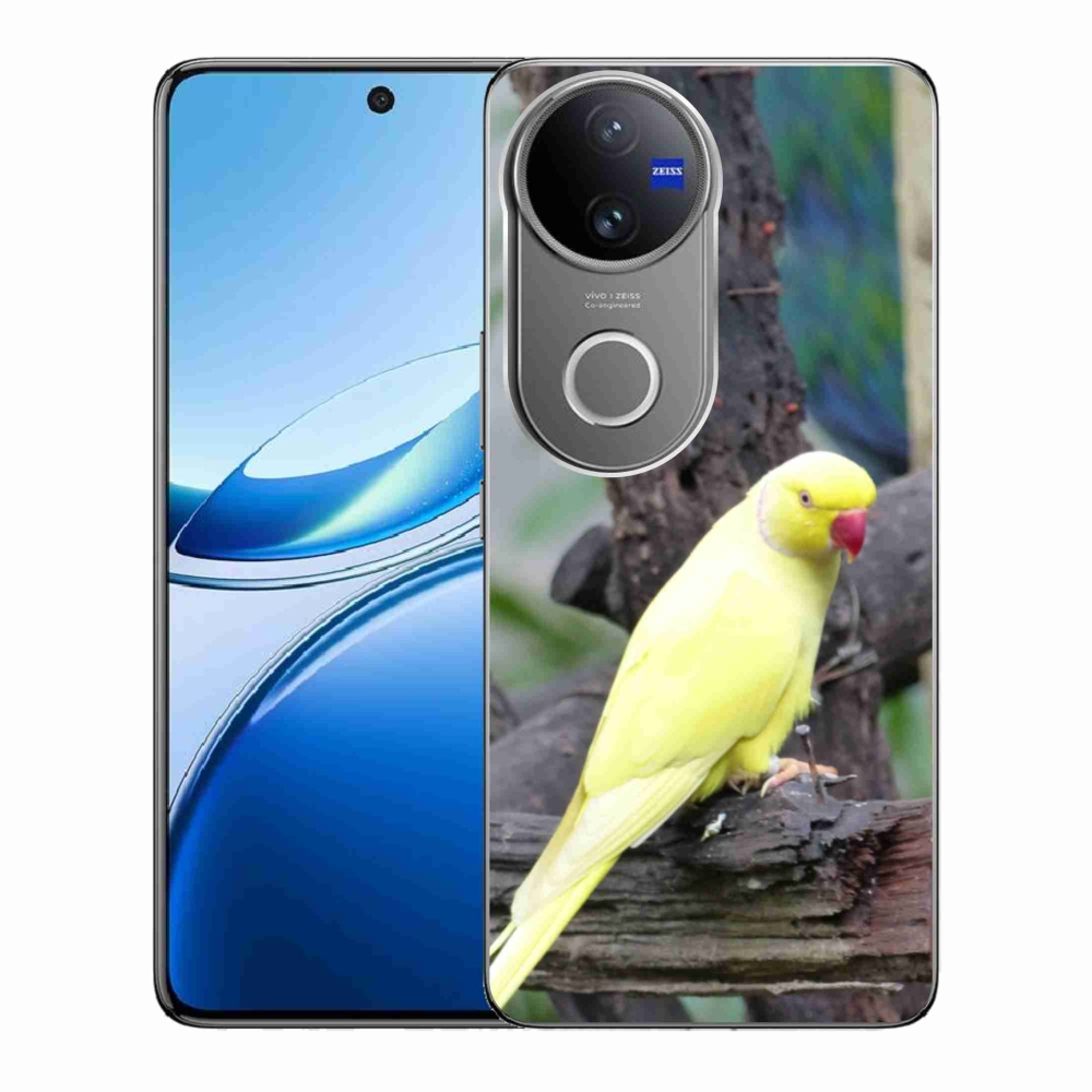 mmCase géltok a Vivo V50 5G-hez – sárga alexandri papagáj