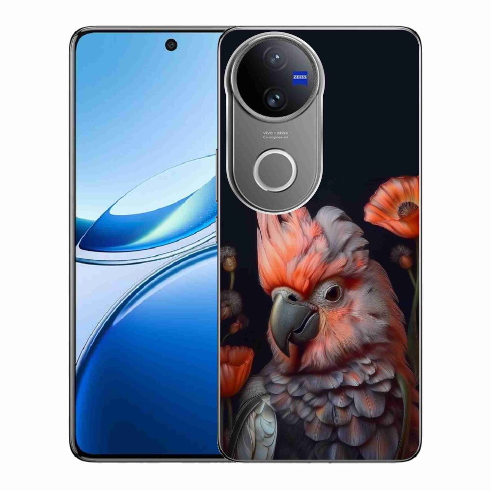 mmCase gél tok a Vivo V50 5G-hez – színes kakadu papagáj