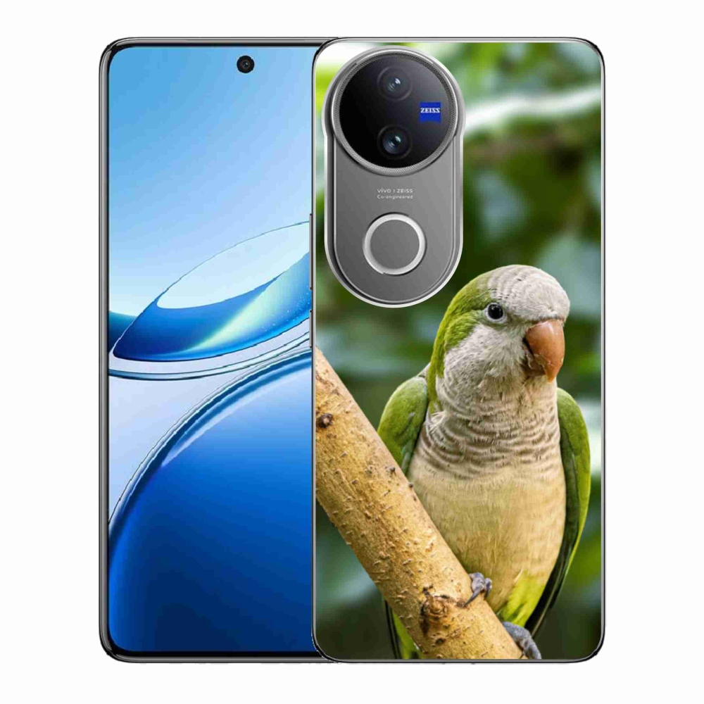 mmCase géltok a Vivo V50 5G-hez – papagáj és szerzetes