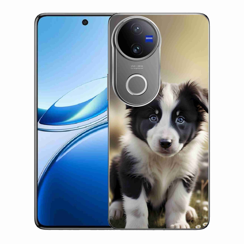 mmCase géltok a Vivo V50 5G-hez – aranyos border collie