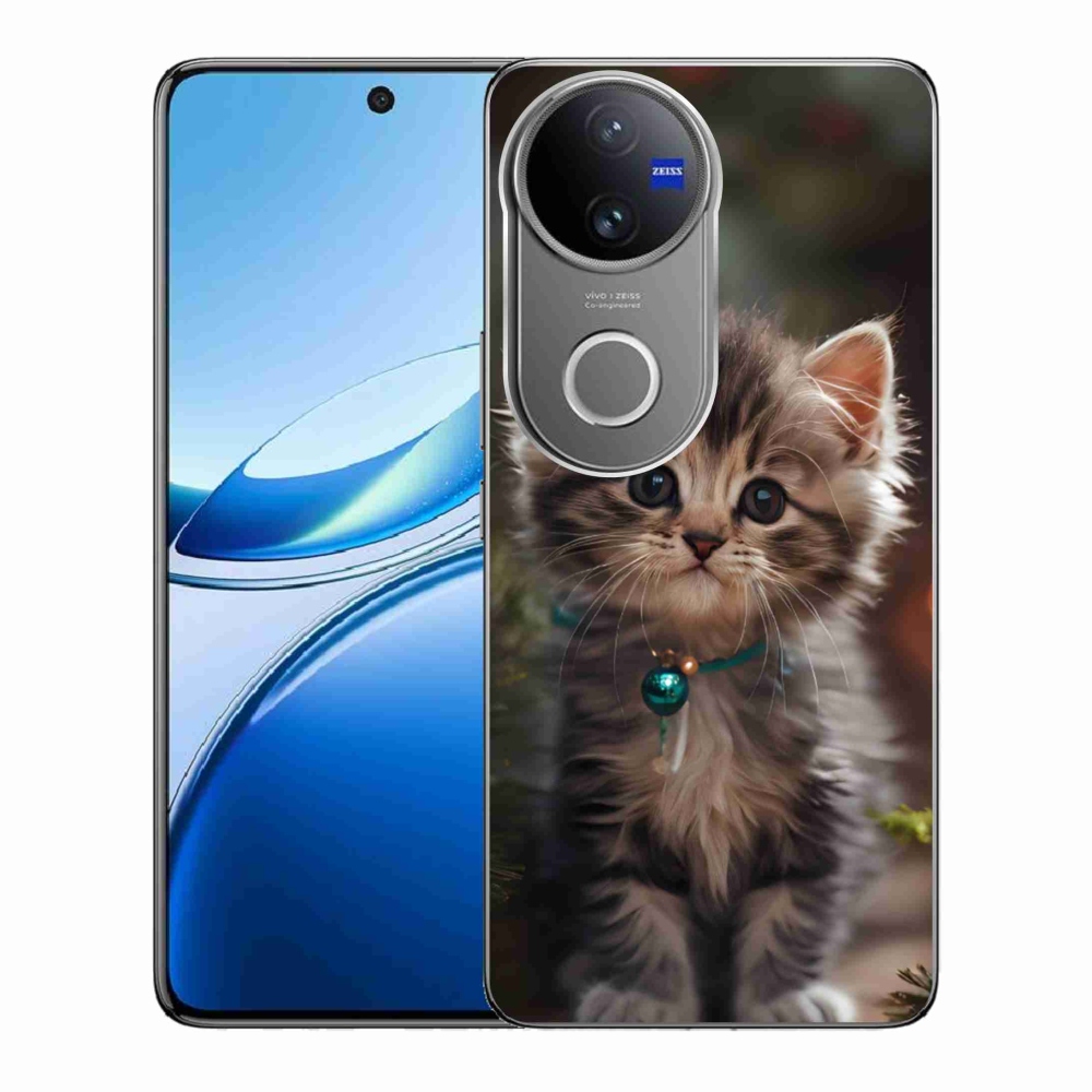 mmCase gél tok a Vivo V50 5G-hez – aranyos cica 11