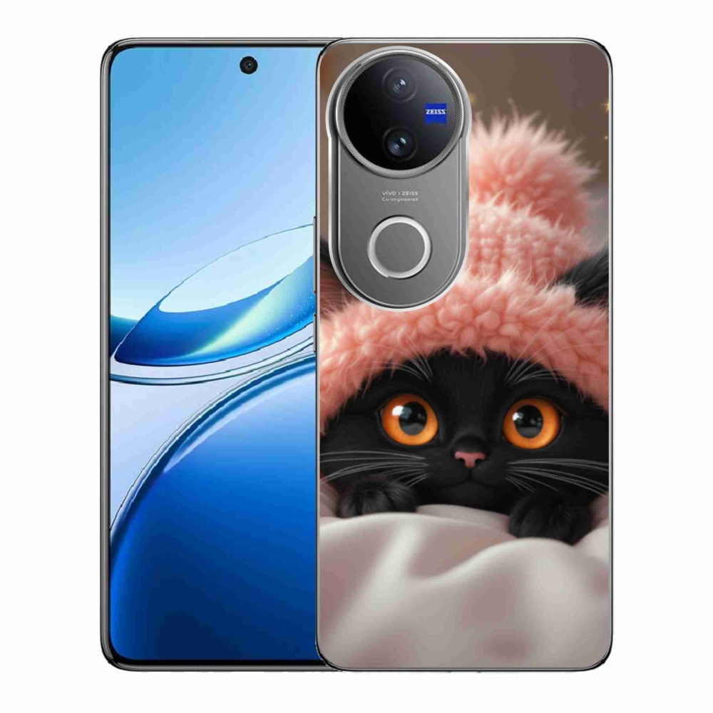 mmCase gél tok a Vivo V50 5G-hez – aranyos cica 7
