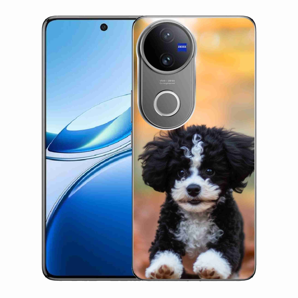 mmCase gél tok a Vivo V50 5G-hez – aranyos kiskutya 2