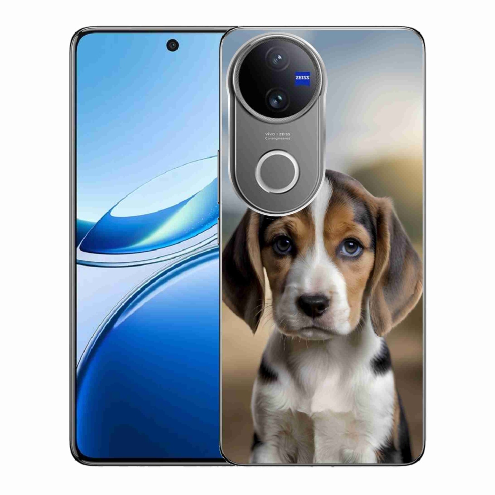 mmCase gél tok a Vivo V50 5G-hez – aranyos beagle