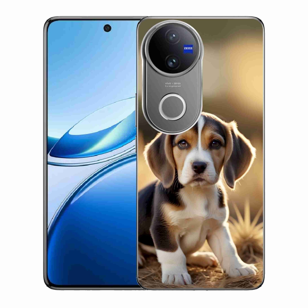 mmCase gél tok a Vivo V50 5G-hez – aranyos beagle