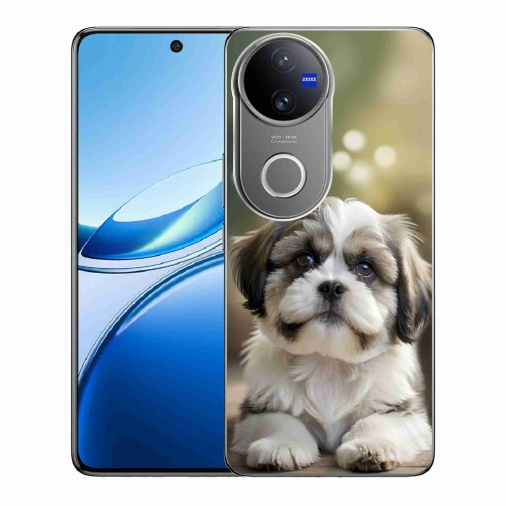 mmCase gél tok a Vivo V50 5G-hez – aranyos shih-tzu