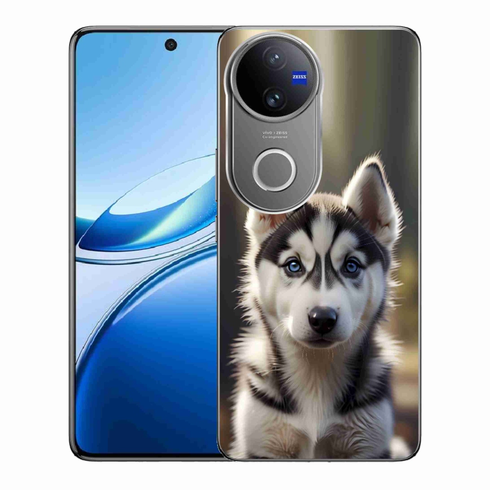 mmCase géltok a Vivo V50 5G-hez – aranyos szibériai husky