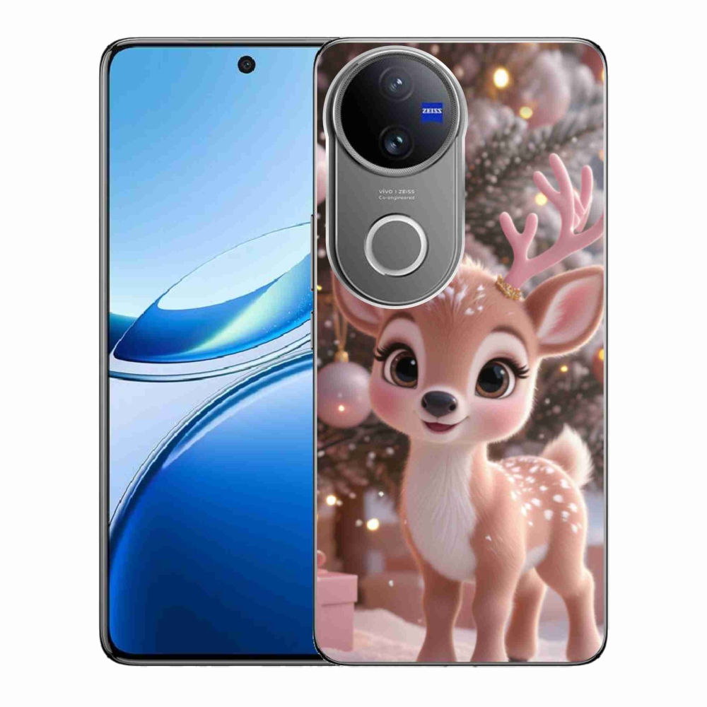 mmCase géltok a Vivo V50 5G-hez – aranyos rénszarvas