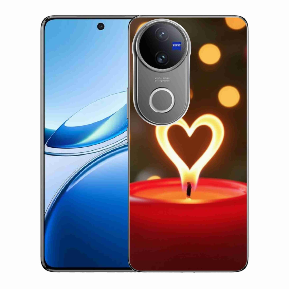mmCase géltok a Vivo V50 5G-hez – lángoló szív