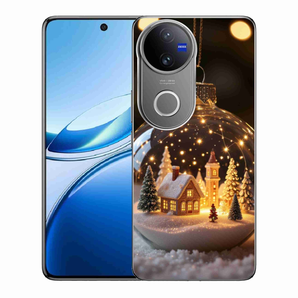 mmCase géltok a Vivo V50 5G-hez – karácsonyi gömb 3