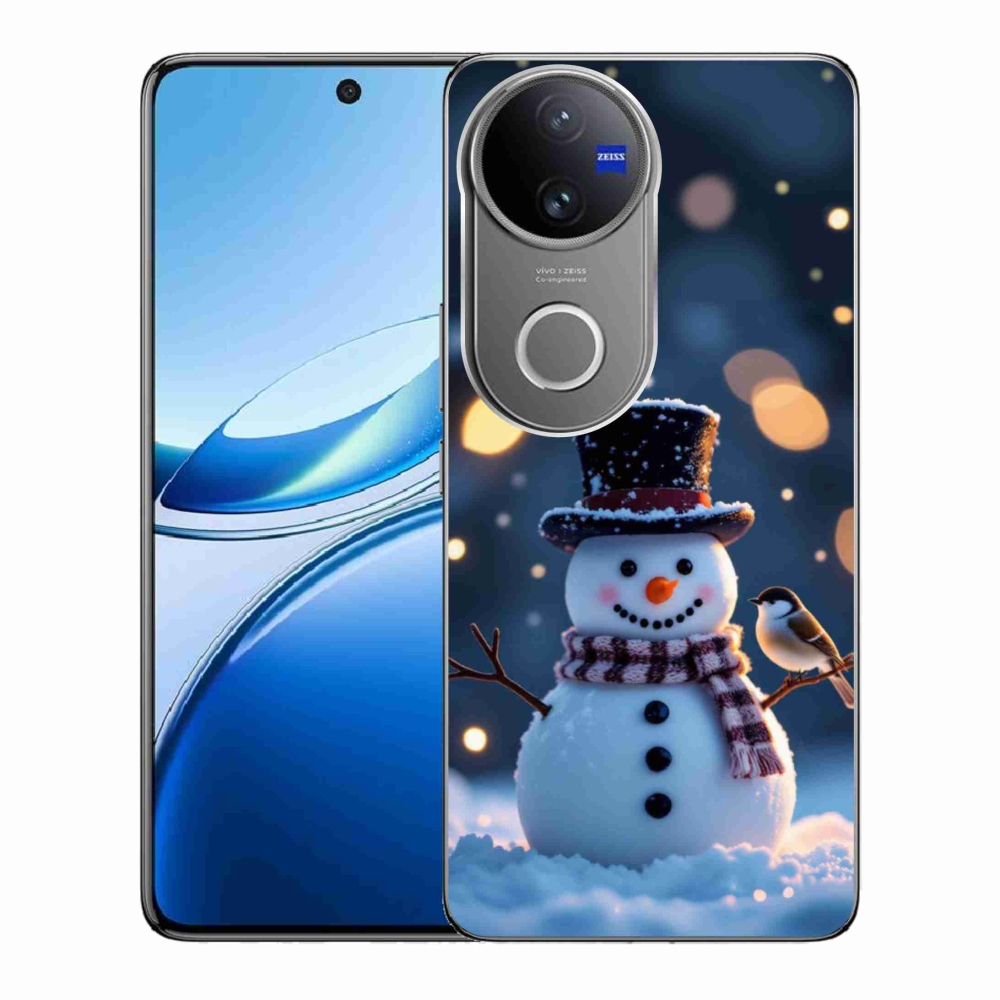 mmCase géltok a Vivo V50 5G-hez – karácsonyi hóember