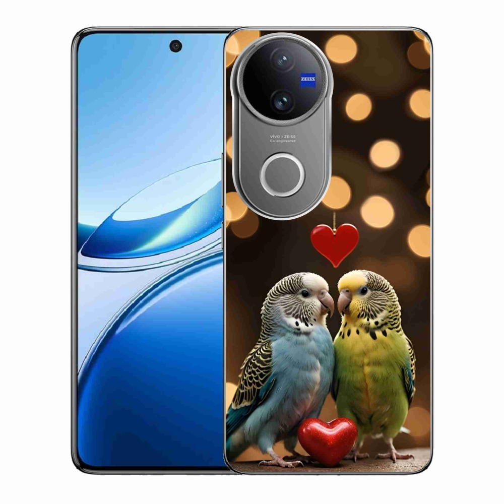 mmCase géltok a Vivo V50 5G-hez – szerelmes papagájok