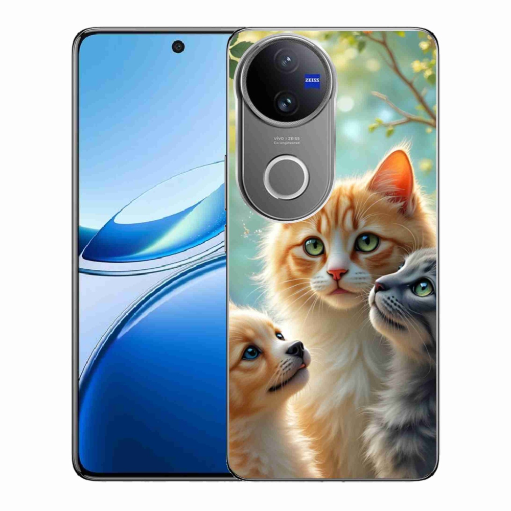 mmCase gélhuzat a Vivo V50 5G-hez – Állati barátság 2