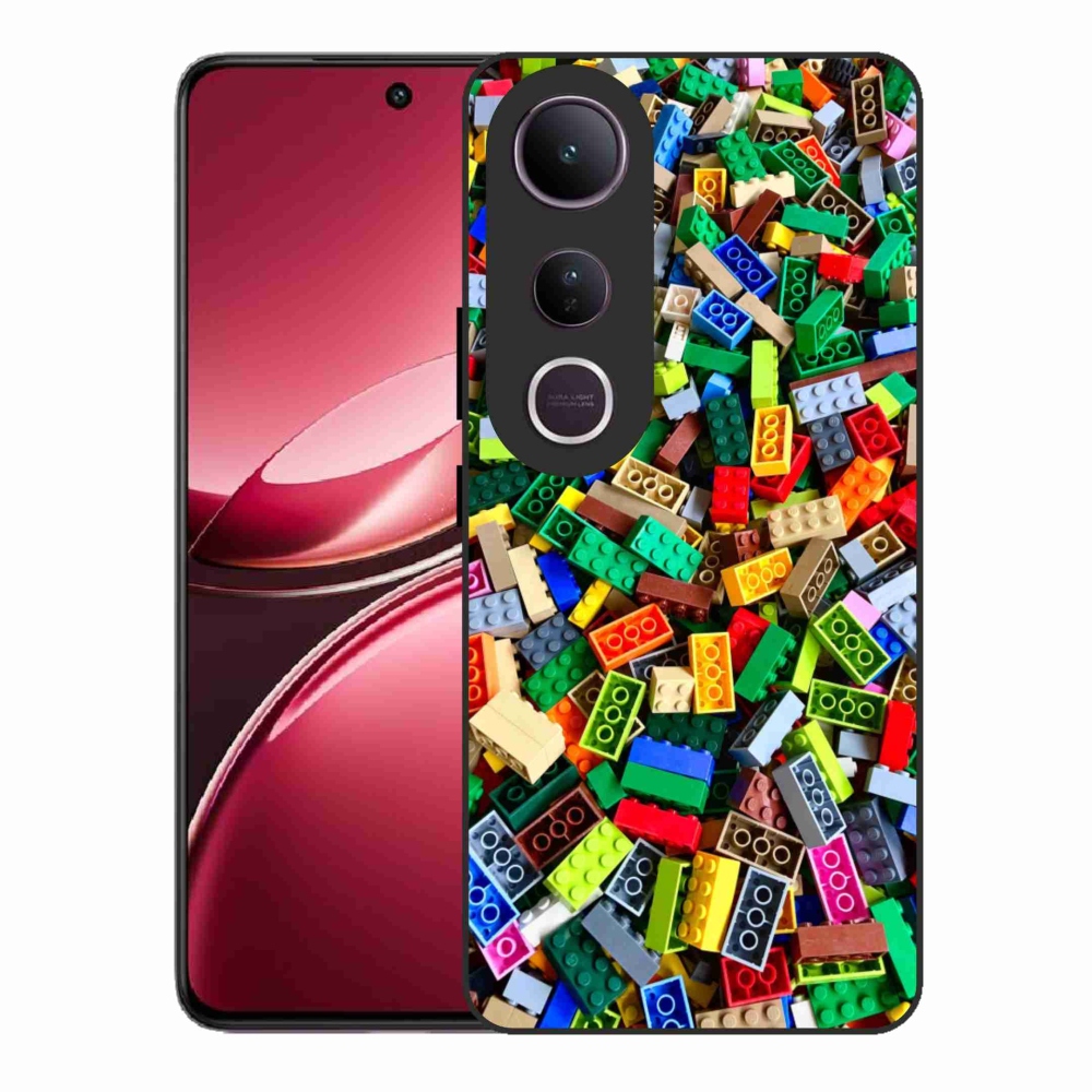 Gélburkolat mmCase a Vivo V50 Lite 4G/5G-n - színes építőelemek