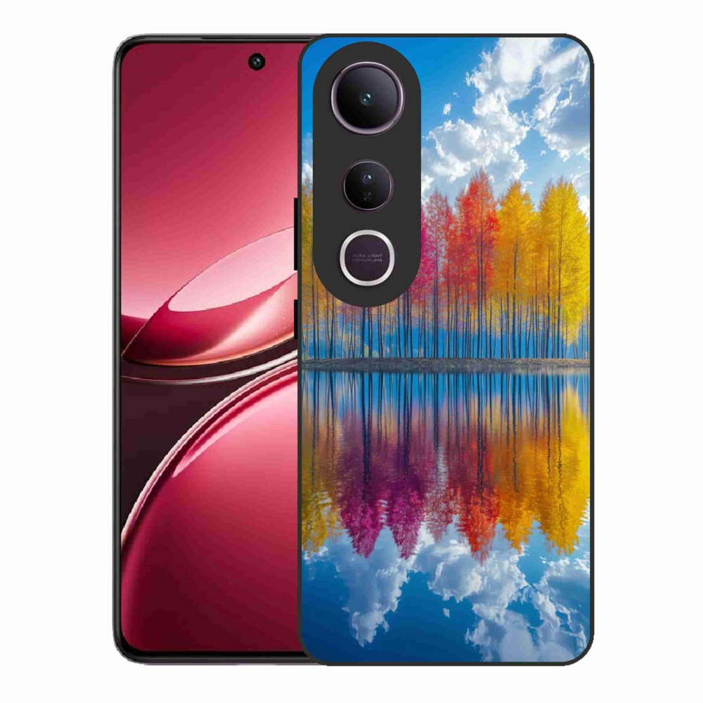 Gél borító mmCase a Vivo V50 Lite 4G/5G - színes fákhoz