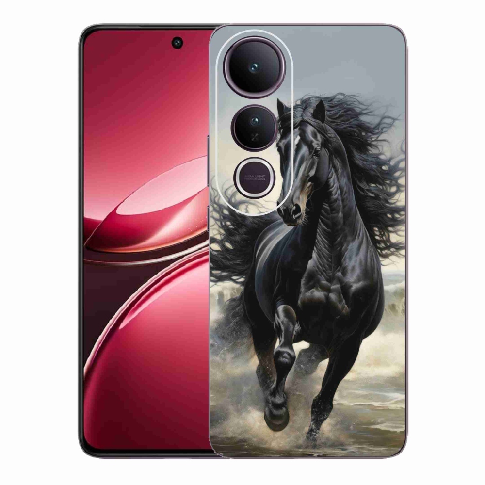 mmCase géltok a Vivo V50 Lite 4G/5G-hez – futó fekete ló