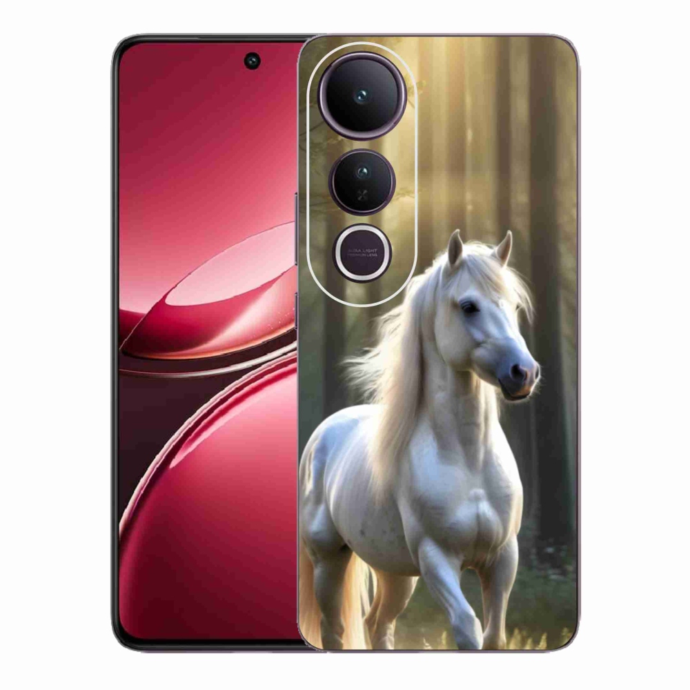 Gél borítás mmCase a Vivo V50 Lite 4G/5G - fehér ló 3