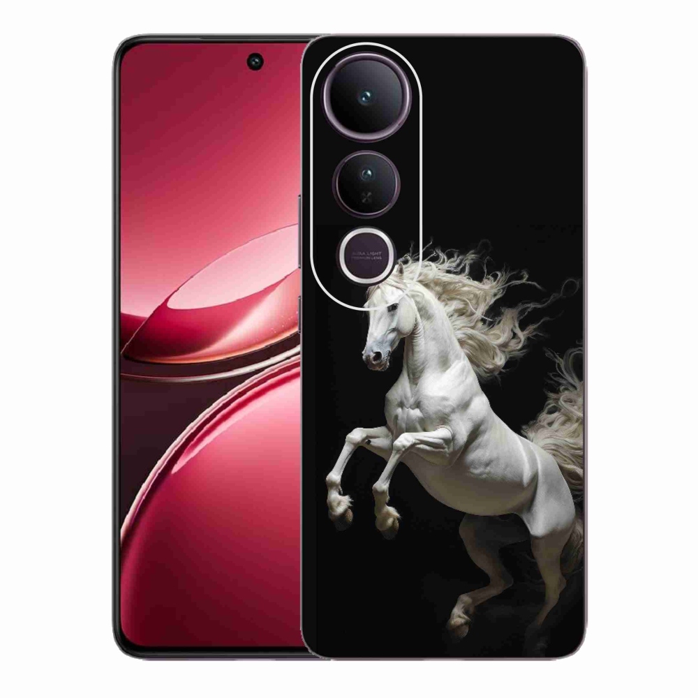 Gél borítás mmCase a Vivo V50 Lite 4G/5G - fehér ló 4