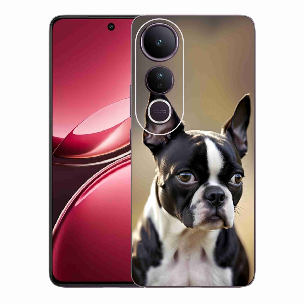 mmCase géltok a Vivo V50 Lite 4G/5G-hez – bostoni terrier