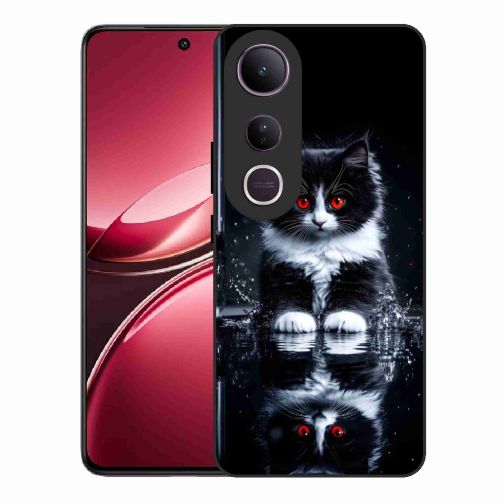 Gél borítás mmCase a Vivo V50 Lite 4G/5G készülékre - fekete-fehér cica