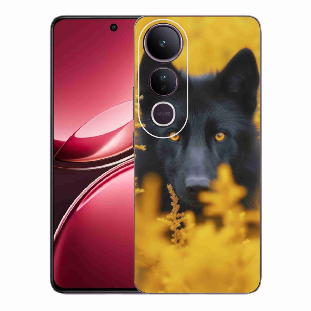 Gél borítás mmCase a Vivo V50 Lite 4G/5G - fekete farkas 2