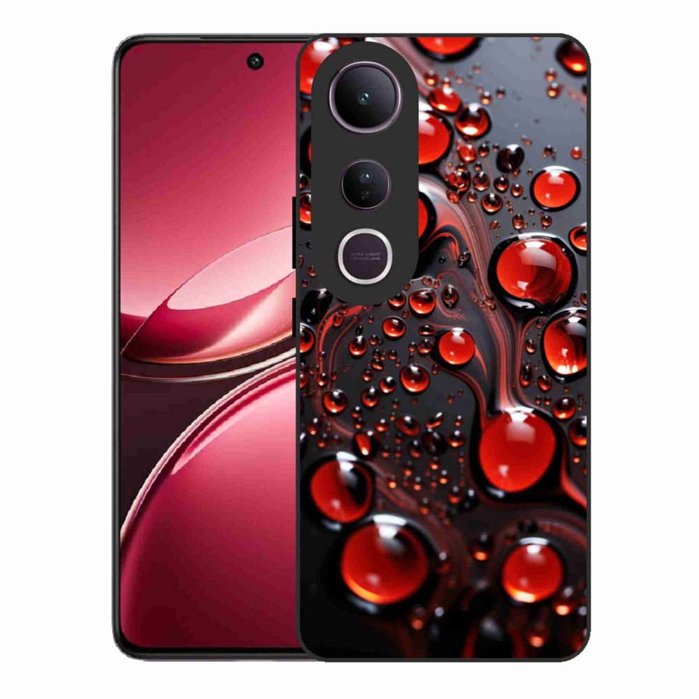 Gél borítás mmCase a Vivo V50 Lite 4G/5G - piros cseppek 2