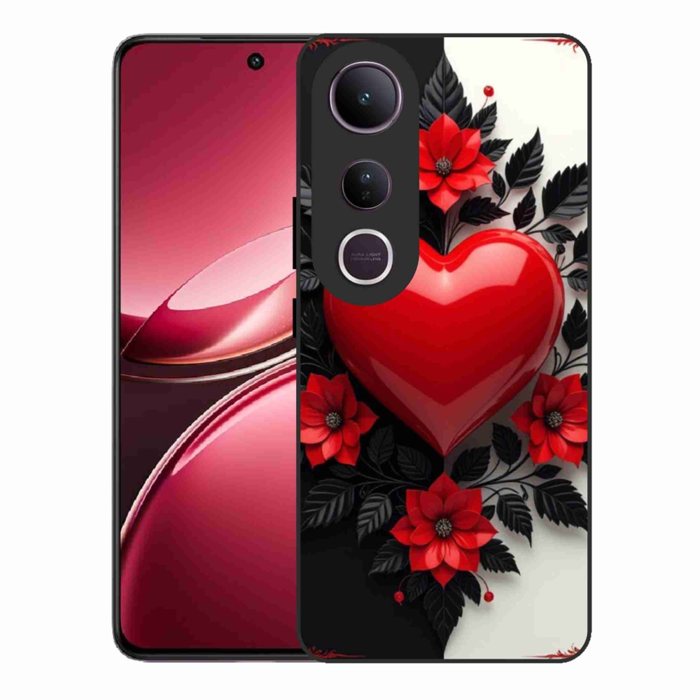 Gél borítás mmCase a Vivo V50 Lite 4G/5G készülékhez - piros szív