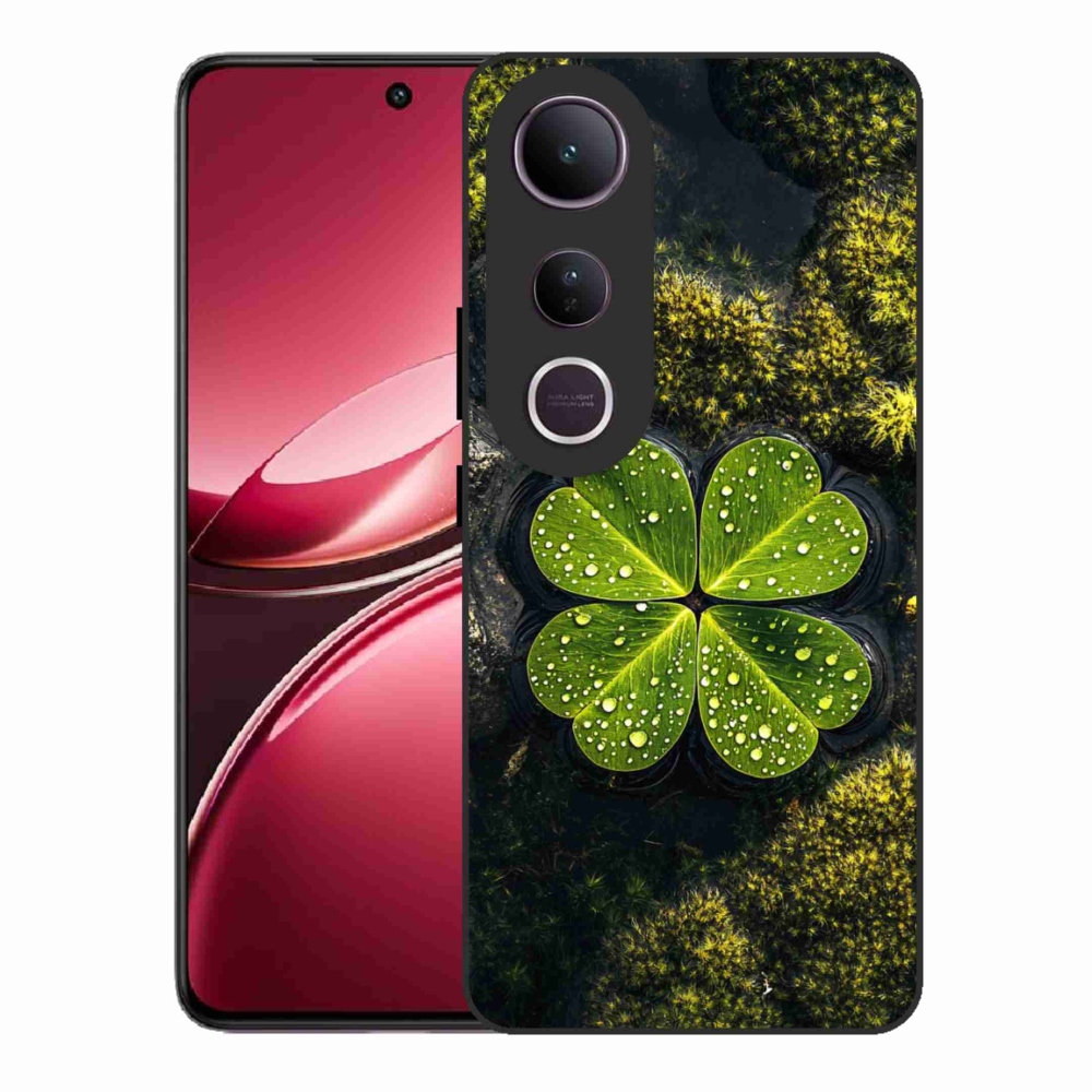 Gélburkolat mmCase a Vivo V50 Lite 4G/5G-n - négylevelű lóhere