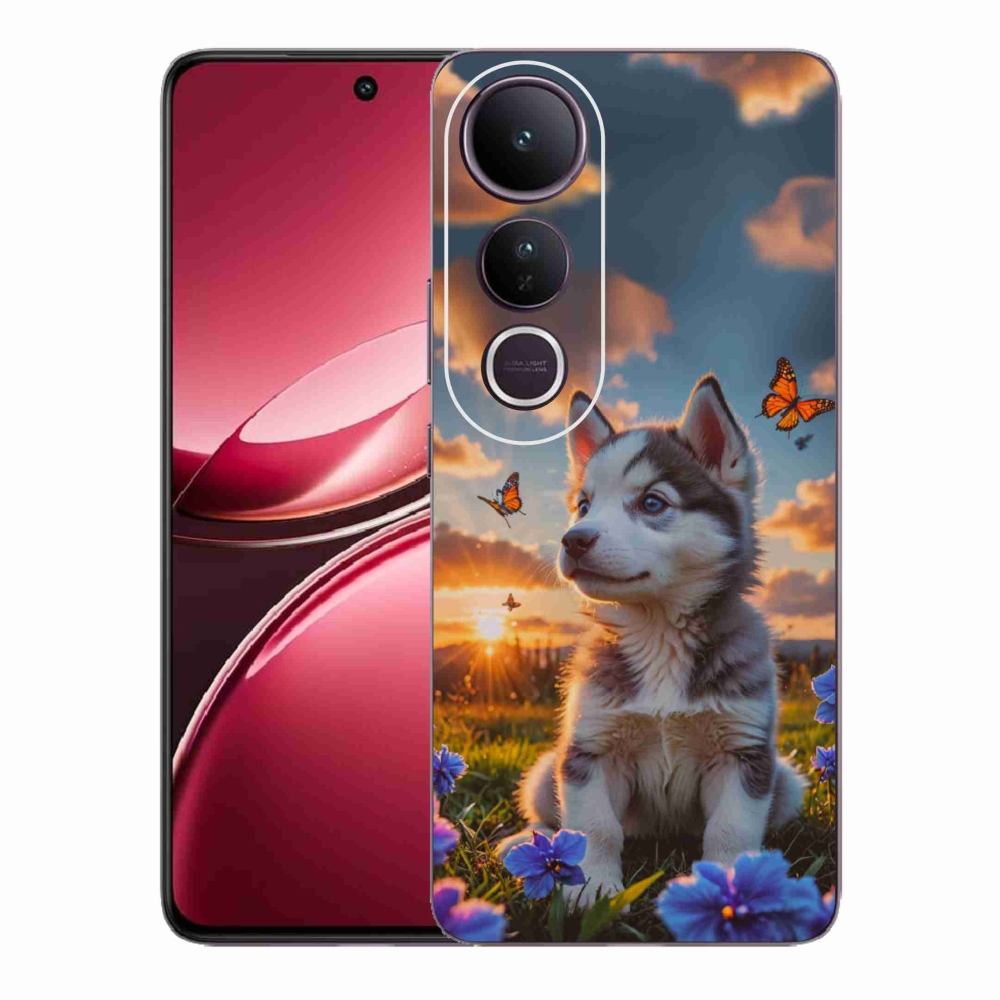 mmCase gél tok a Vivo V50 Lite 4G/5G-hez – husky naplementekor