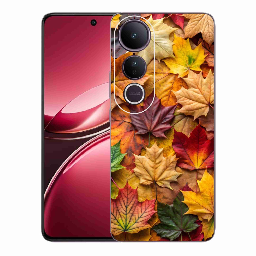 Gél borítás mmCase a Vivo V50 Lite 4G/5G készülékhez - juharlevelek 2