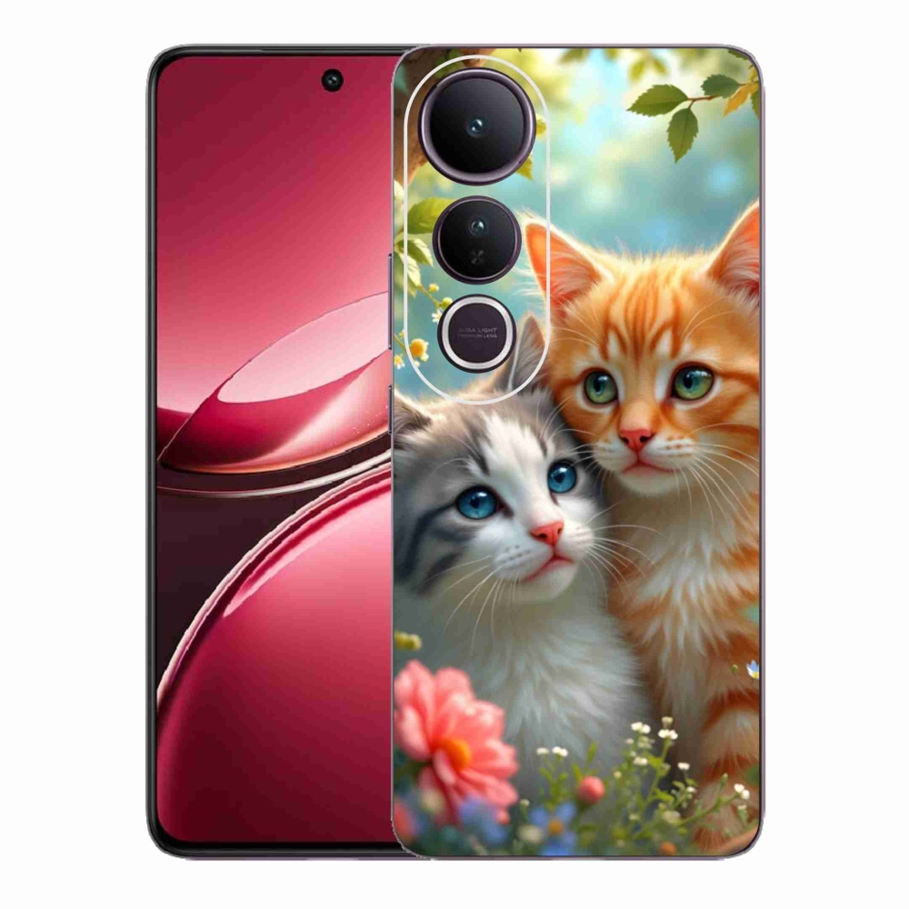 Gél borítás mmCase a Vivo V50 Lite 4G/5G készülékhez - cat love 2