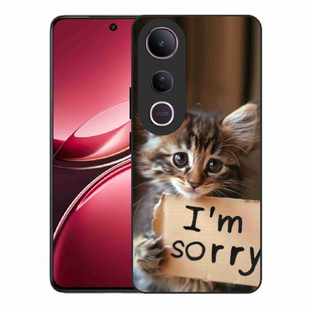 Gél borítás mmCase a Vivo V50 Lite 4G/5G-hez - a macska kifogása