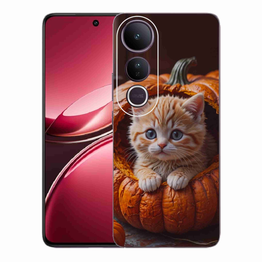 Gél borítás mmCase a Vivo V50 Lite 4G/5G készülékhez - cica és tök 2