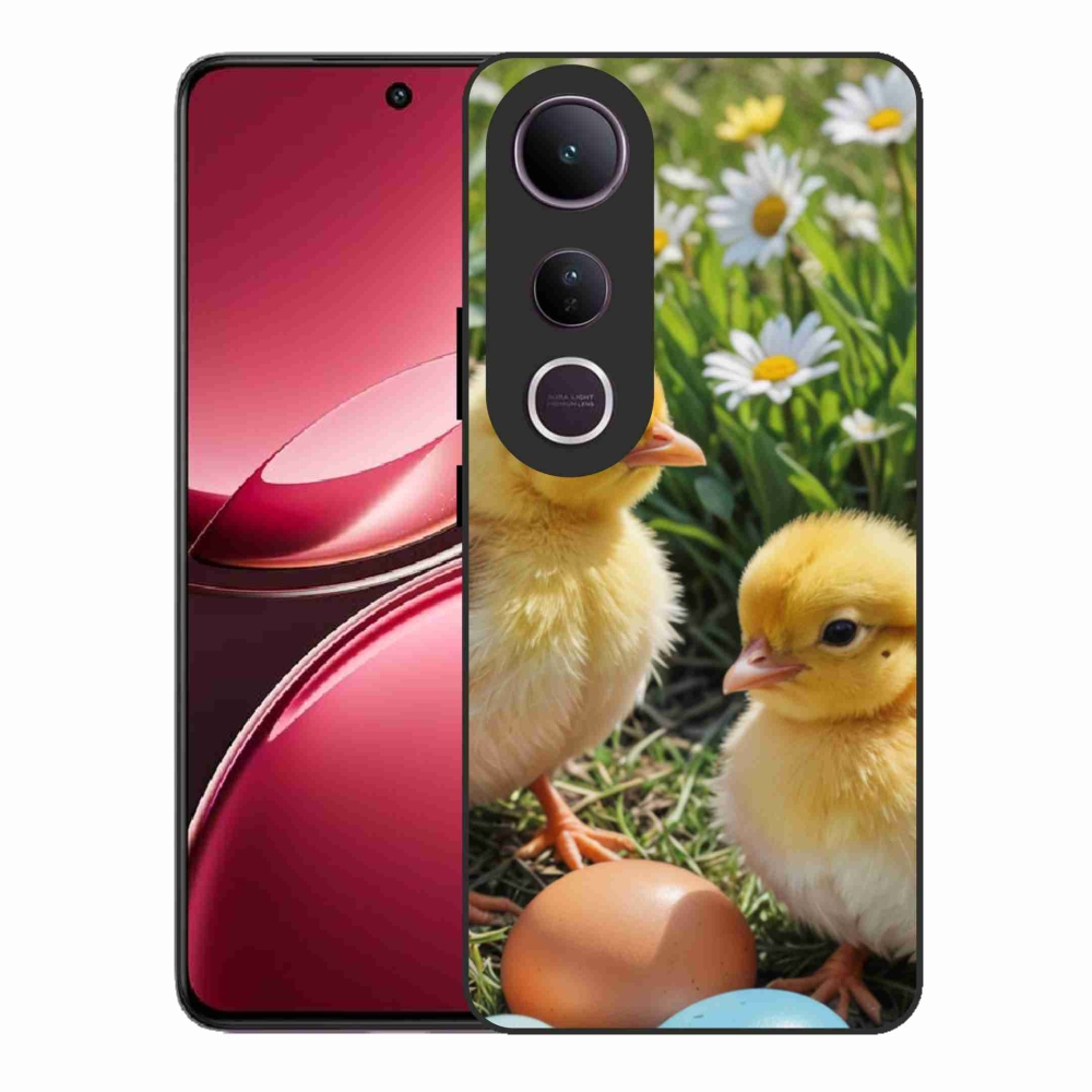 Gél borítás mmCase a Vivo V50 Lite 4G/5G készülékhez - csirkék