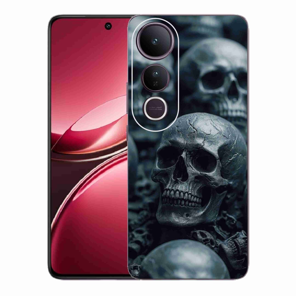 Zselés borítás mmCase a Vivo V50 Lite 4G/5G készülékhez - koponya 2