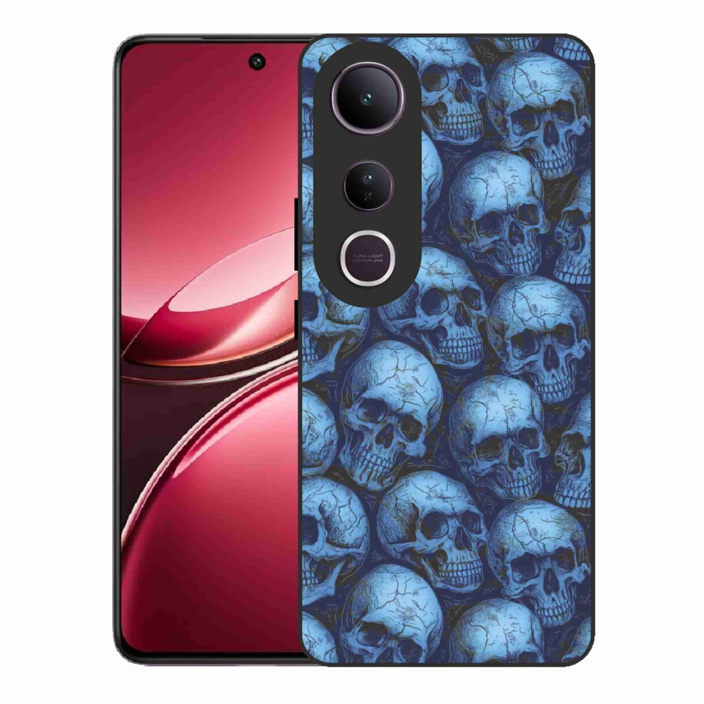 Gél borítás mmCase a Vivo V50 Lite 4G/5G-re - koponyák