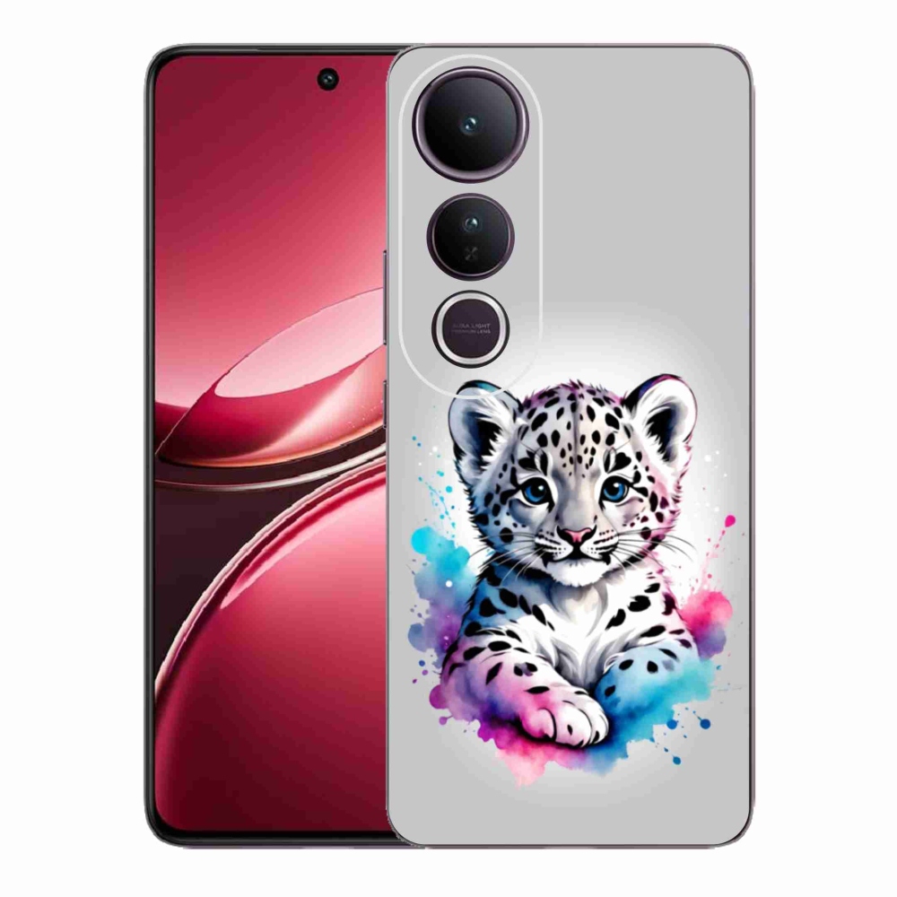 Gél borítás mmCase a Vivo V50 Lite 4G/5G készülékhez - leopárd kölyök