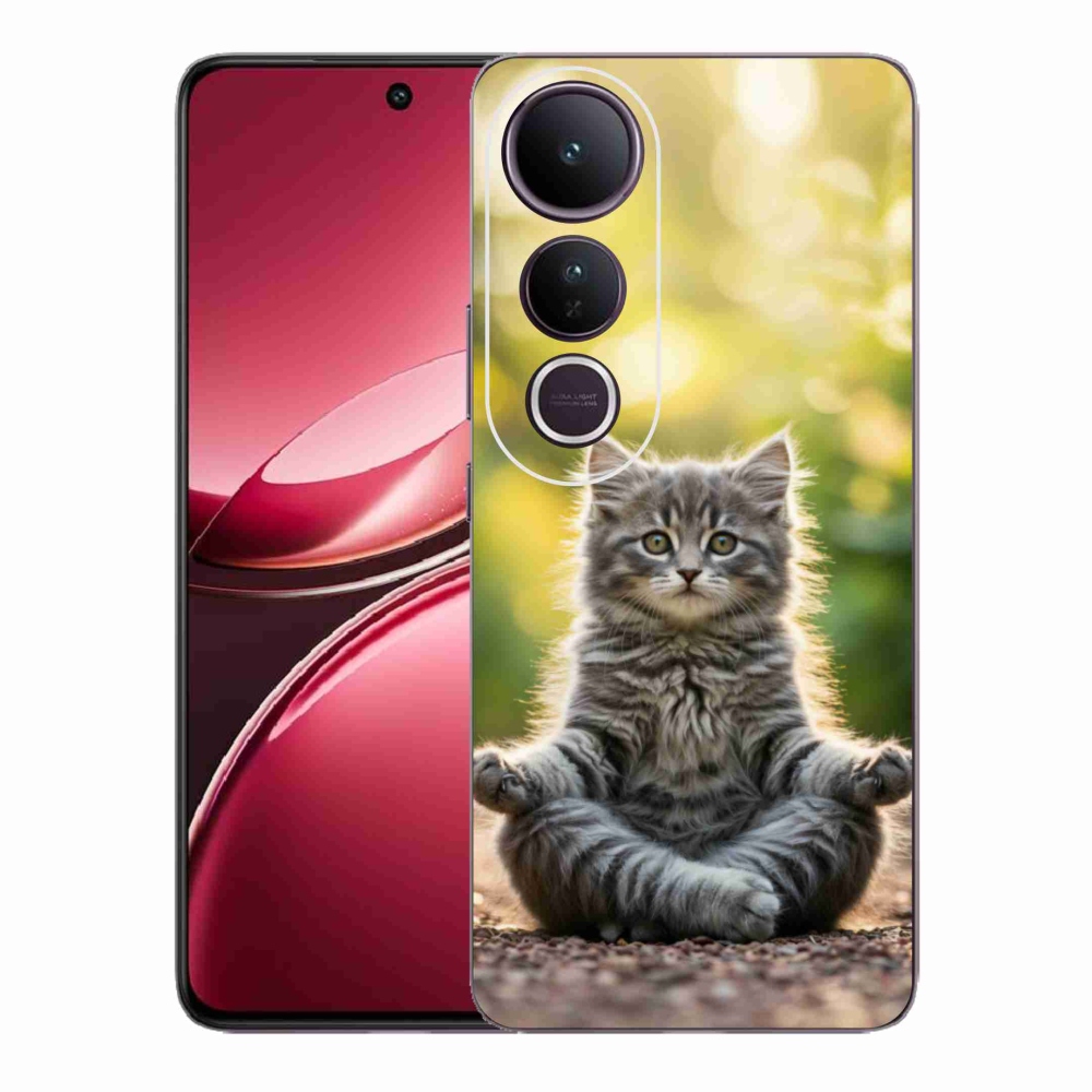 Gél borítás mmCase a Vivo V50 Lite 4G/5G készülékhez - meditáló cica