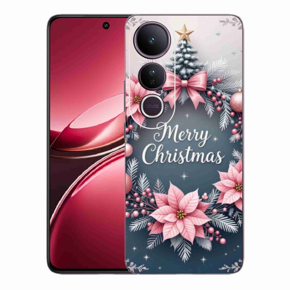 Gél borító mmCase a Vivo V50 Lite 4G/5G-hez - boldog karácsonyt!