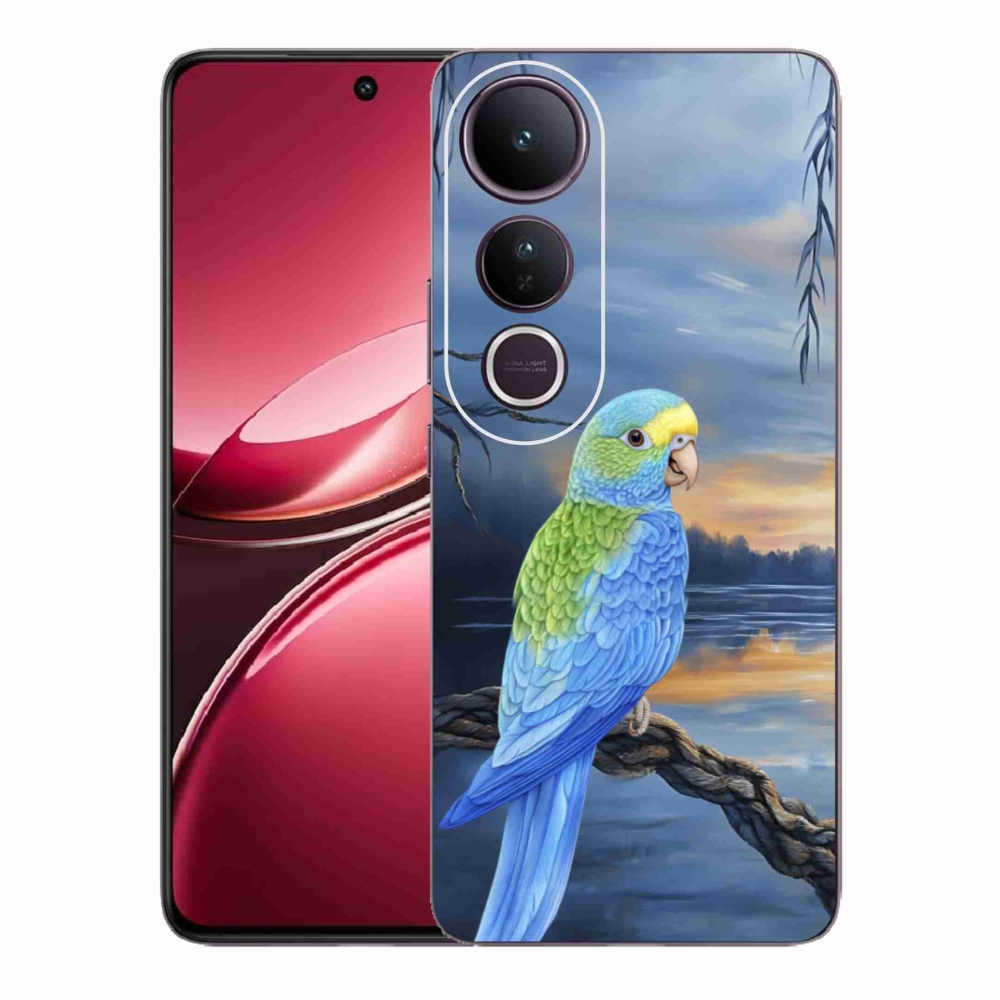 Gél védőburkolat mmCase a Vivo V50 Lite 4G/5G készülékhez - kék papagáj